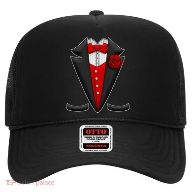 Red Rose Tuxedo Hat