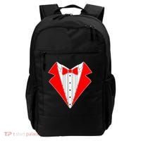 Red Tuxedo Wedding Tux Backpack thumb 0