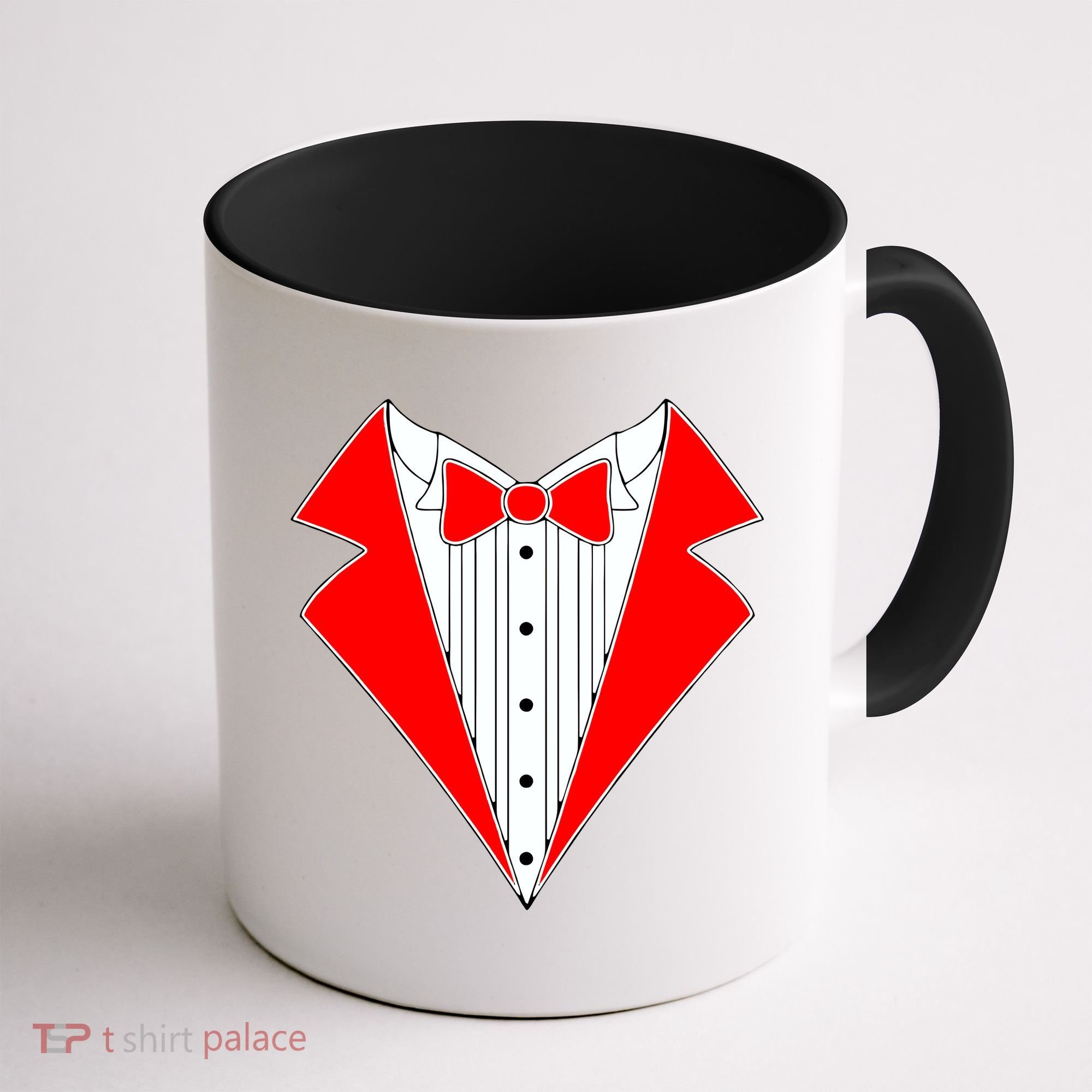 Red Tuxedo Wedding Tux Coffee Mug