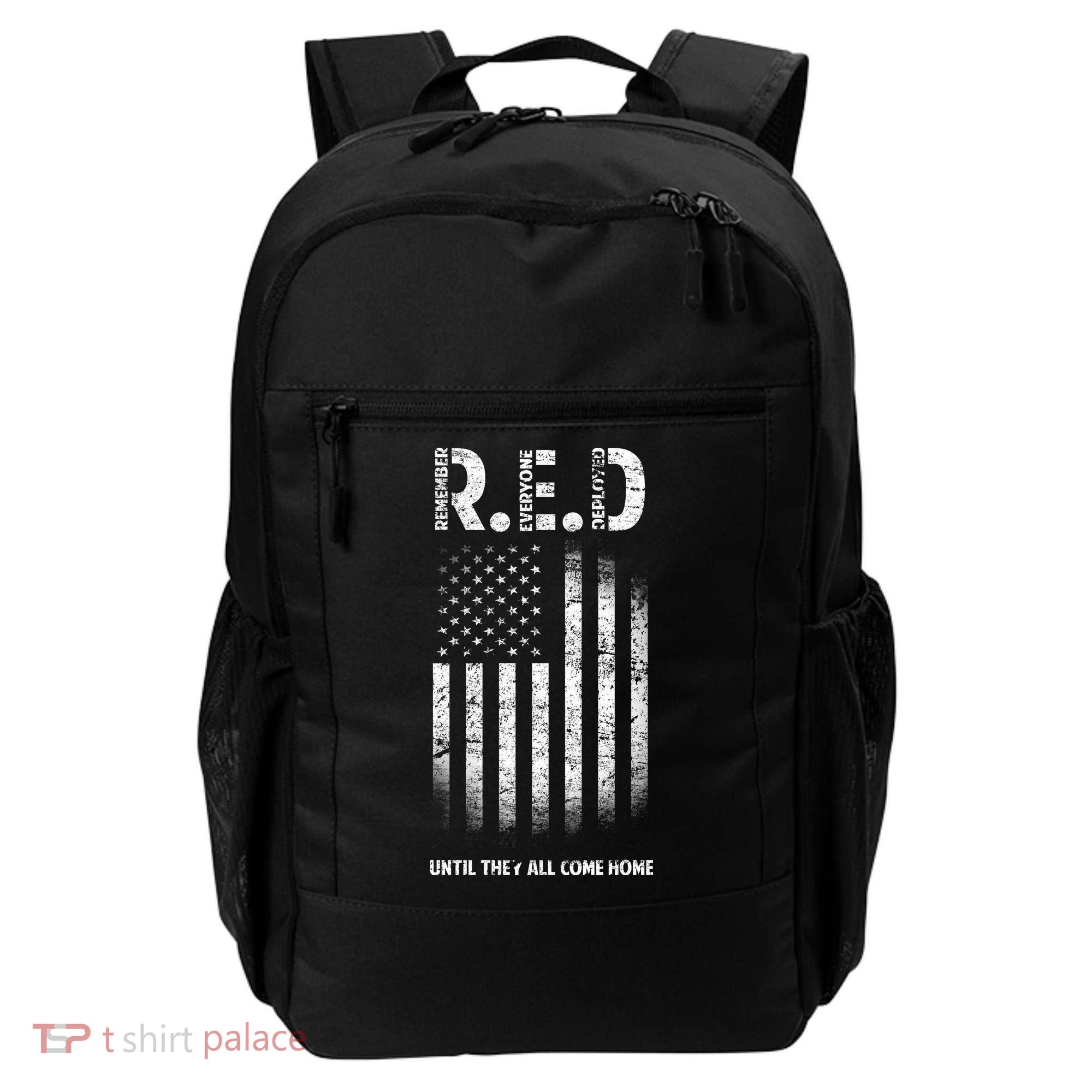 Red Until They All Come Home Backpack