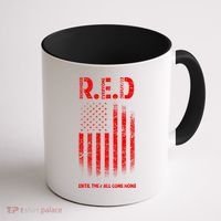 Red Until They All Come Home Coffee Mug thumb 1