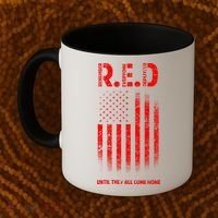 Red Until They All Come Home Coffee Mug thumb 2
