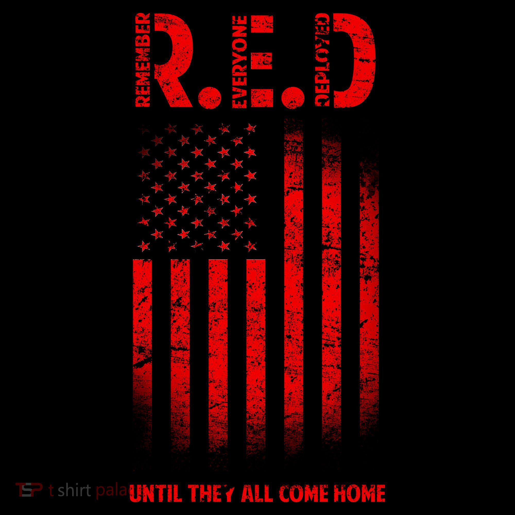 Red Until They All Come Home Coffee Mug