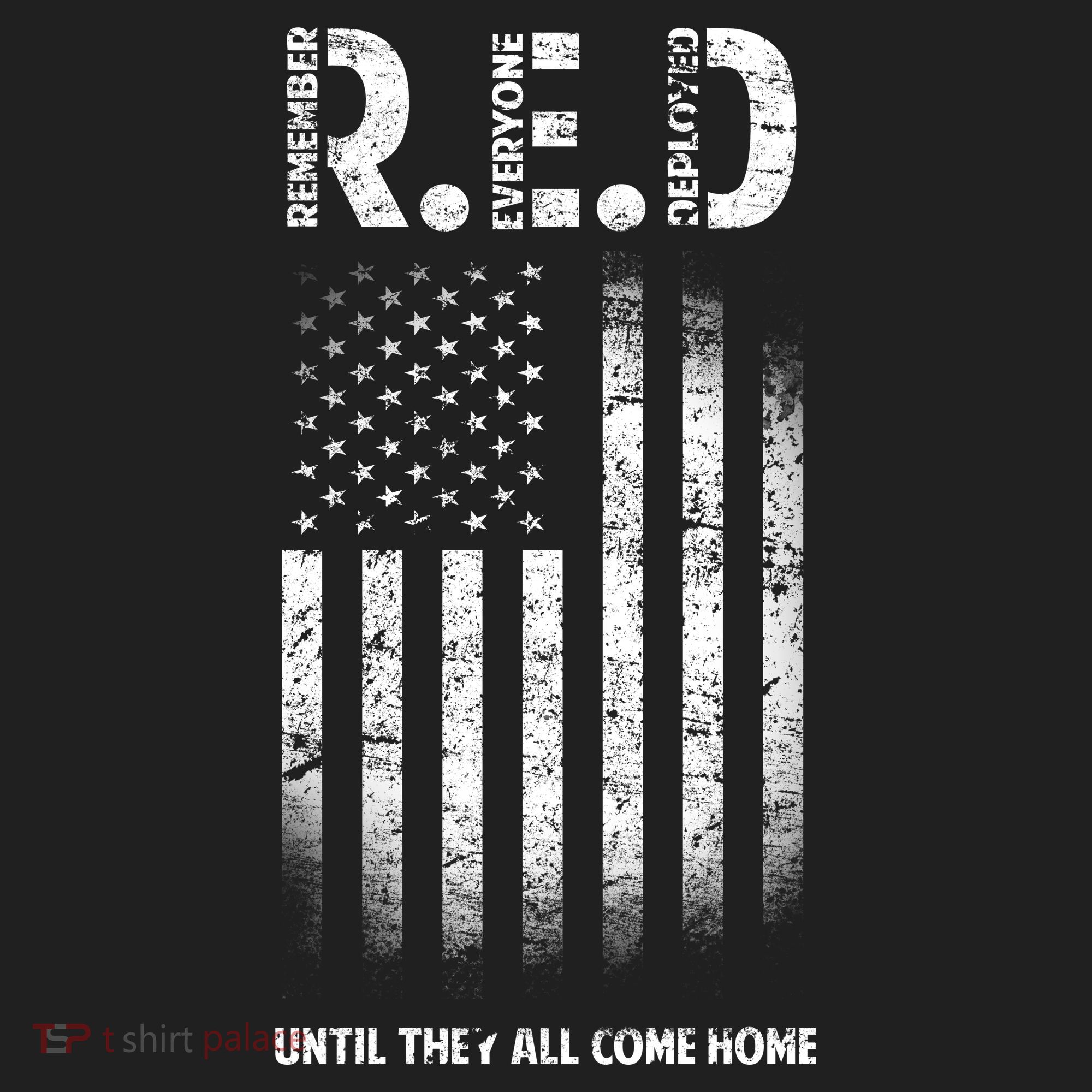 Red Until They All Come Home Beanie