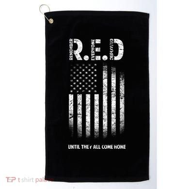Red Until They All Come Home Golf Towel