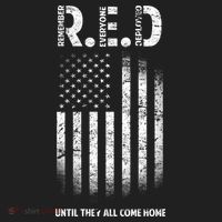Red Until They All Come Home Golf Towel thumb 3