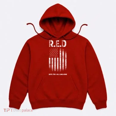 Red Until They All Come Home Hoodie