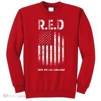 Red Until They All Come Home Sweatshirt thumb 0