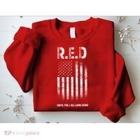 Red Until They All Come Home Sweatshirt thumb 2