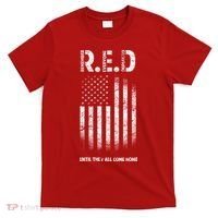 Red Until They All Come Home T-Shirt thumb 0