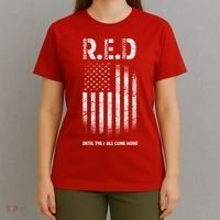 Red Until They All Come Home T-Shirt thumb 4
