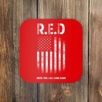 Red Until They All Come Home Coaster thumb 0