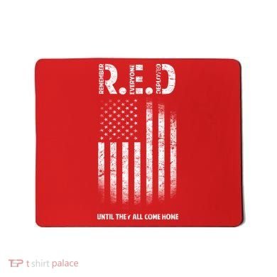 Red Until They All Come Home Mousepad