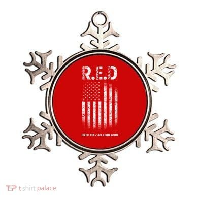 Red Until They All Come Home Ornament