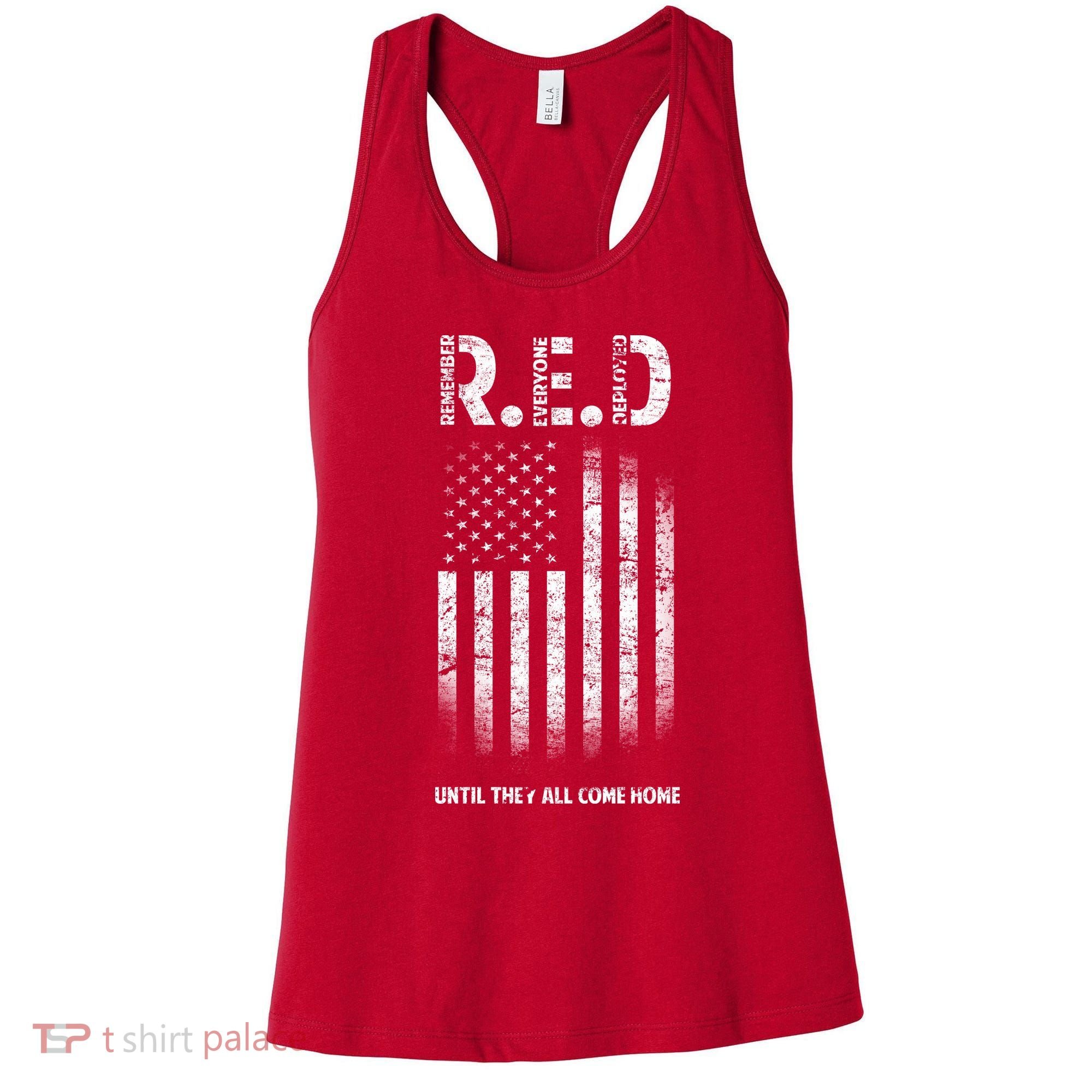 Red Until They All Come Home Women's Tank Top