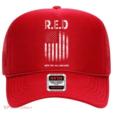 Red Until They All Come Home Hat