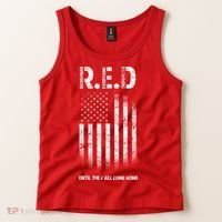 Red Until They All Come Home Tank Top thumb 2