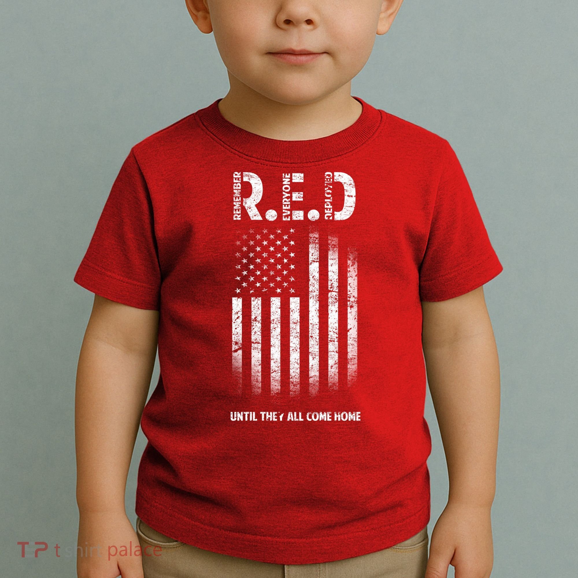 Red Until They All Come Home Toddler T-Shirt
