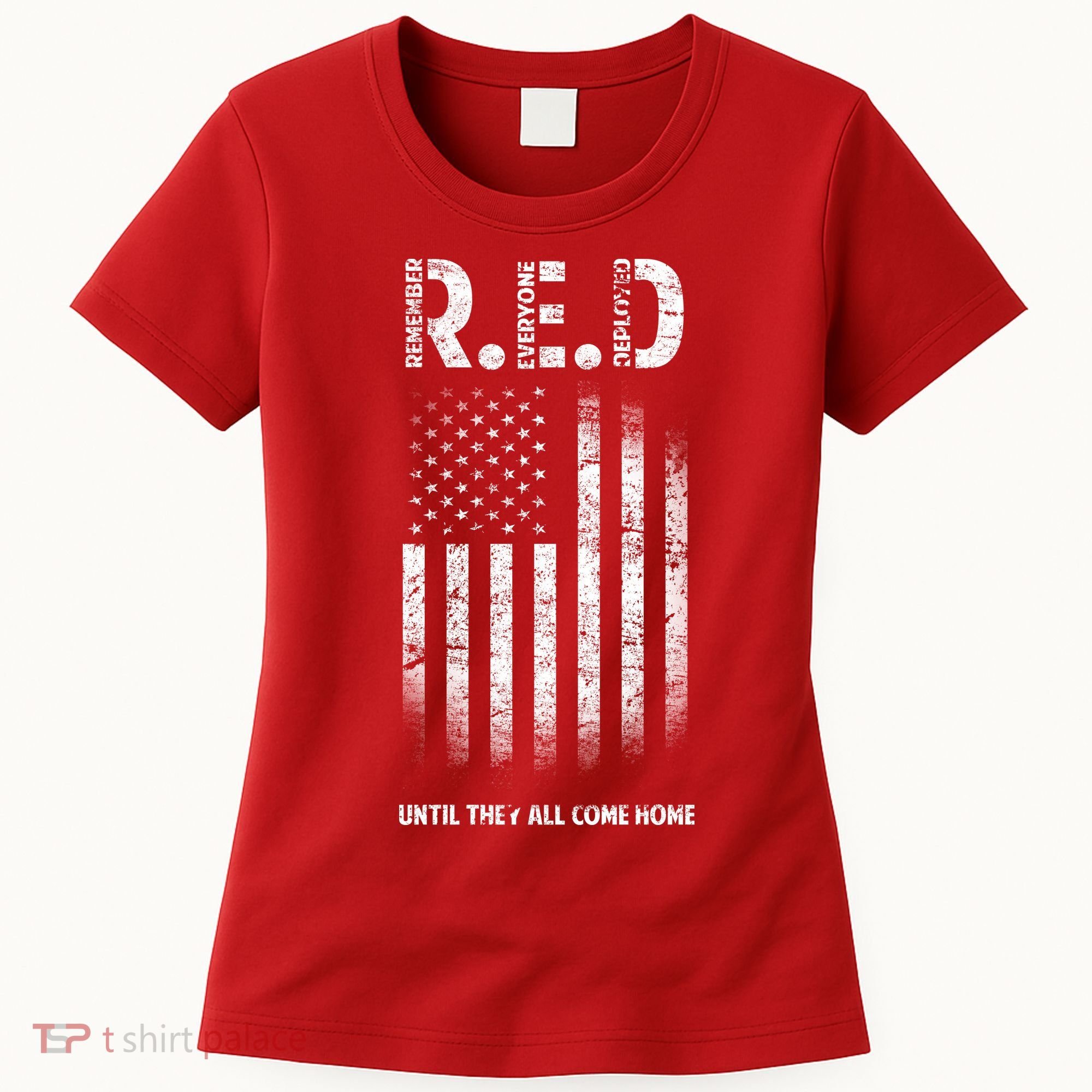 Red Until They All Come Home Women's T-Shirt