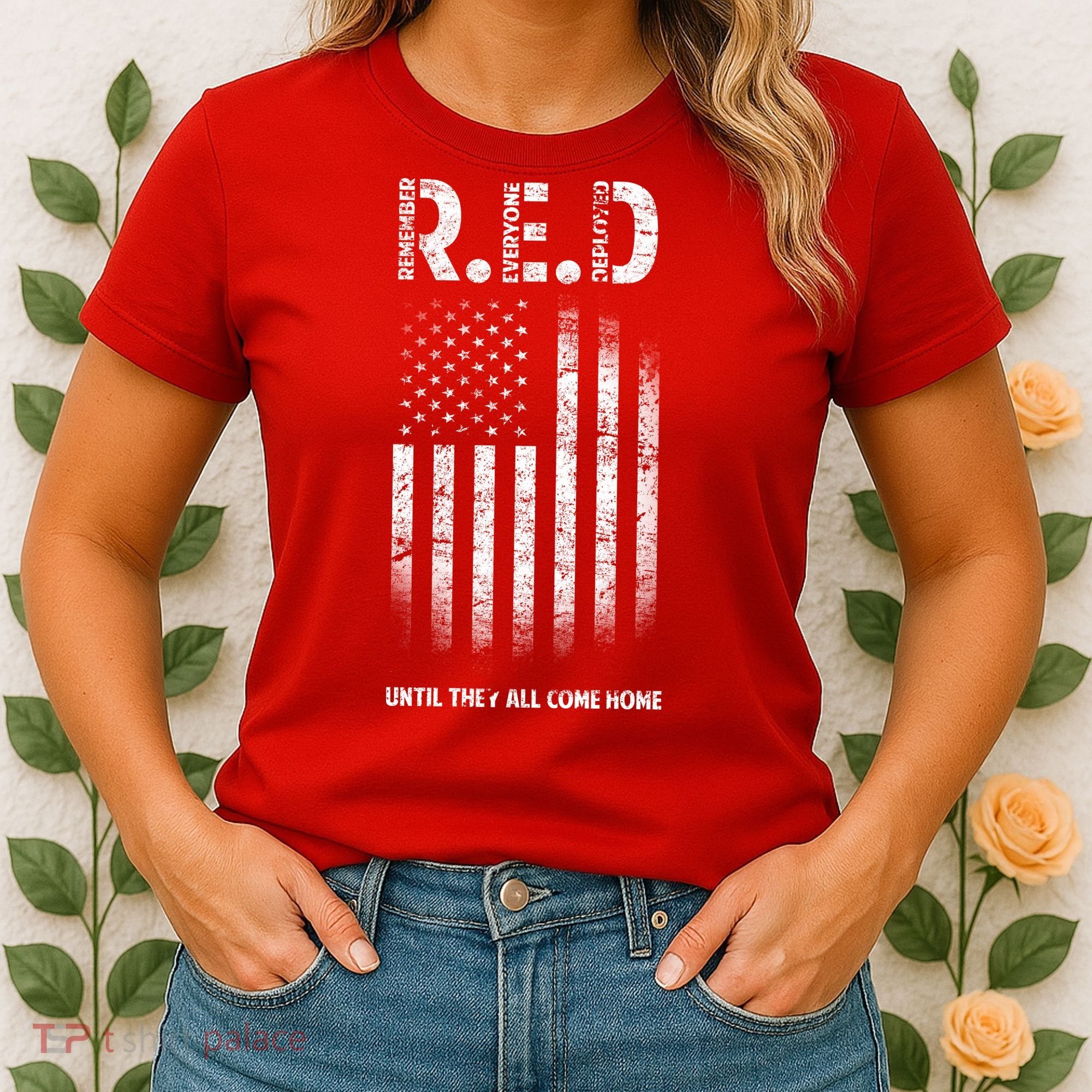 Red Until They All Come Home Women's T-Shirt