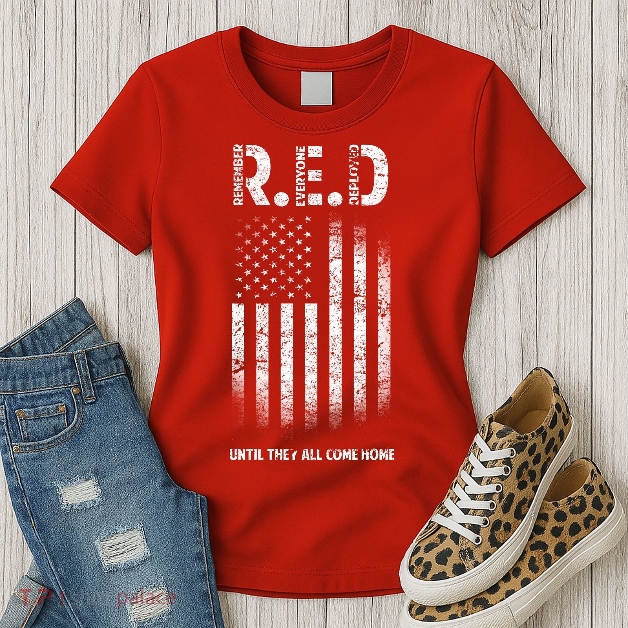 Red Until They All Come Home Women's T-Shirt