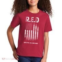 Red Until They All Come Home Kids T-Shirt thumb 2