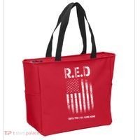 Red Until They All Come Home Tote Bag thumb 2