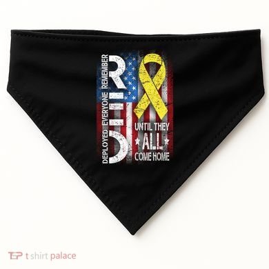 Red Until They All Come Home Tribute USA-Made Doggie Bandana