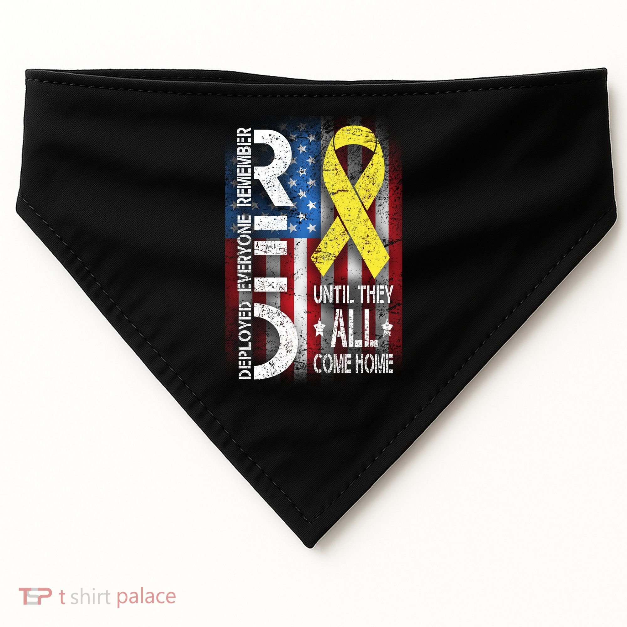 Red Until They All Come Home Tribute USA-Made Doggie Bandana
