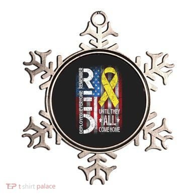 Red Until They All Come Home Tribute Ornament