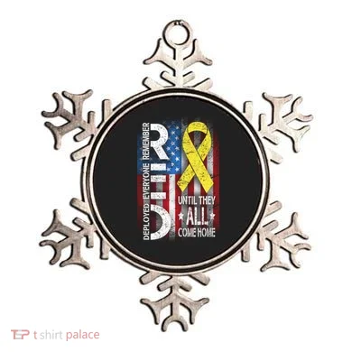 Red Until They All Come Home Tribute Ornament