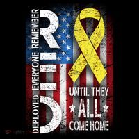 Red Until They All Come Home Tribute Ornament thumb 1