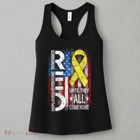 Red Until They All Come Home Tribute Women's Tank Top thumb 3