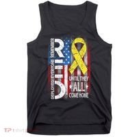 Red Until They All Come Home Tribute Tank Top thumb 0