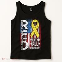Red Until They All Come Home Tribute Tank Top thumb 2