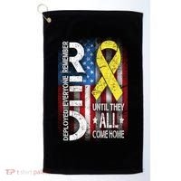 Red Until They All Come Home Tribute Golf Towel thumb 0