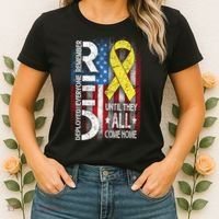 Red Until They All Come Home Tribute Women's T-Shirt thumb 2