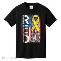 Red Until They All Come Home Tribute Kids T-Shirt thumb 0