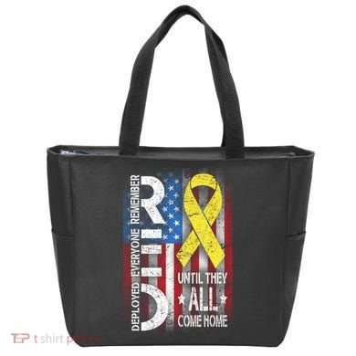 Red Until They All Come Home Tribute Tote Bag