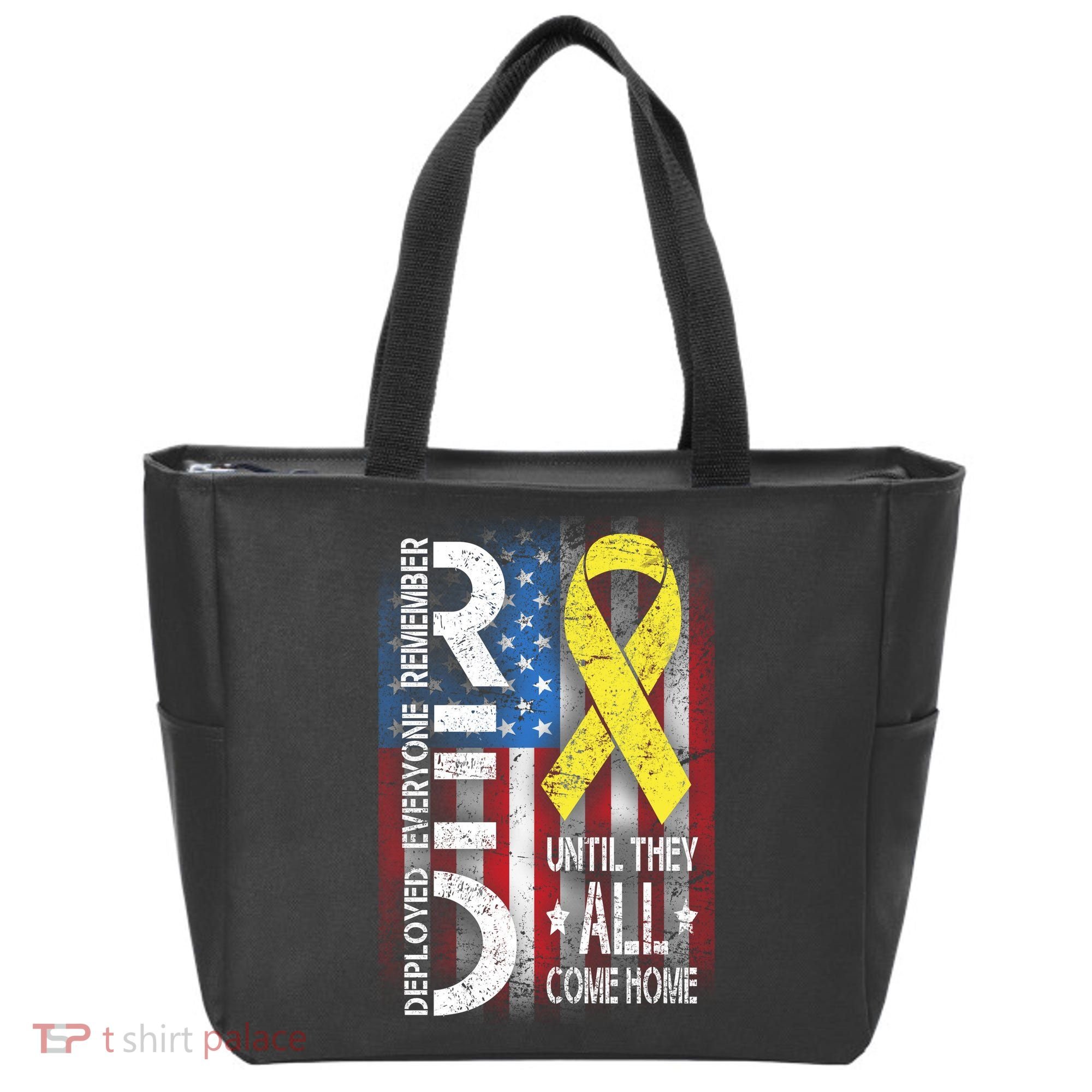 Red Until They All Come Home Tribute Tote Bag