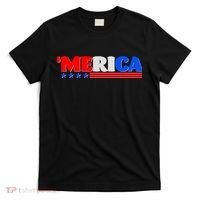 Red White & Blue 'Merica 4th Of July T-Shirt thumb 0