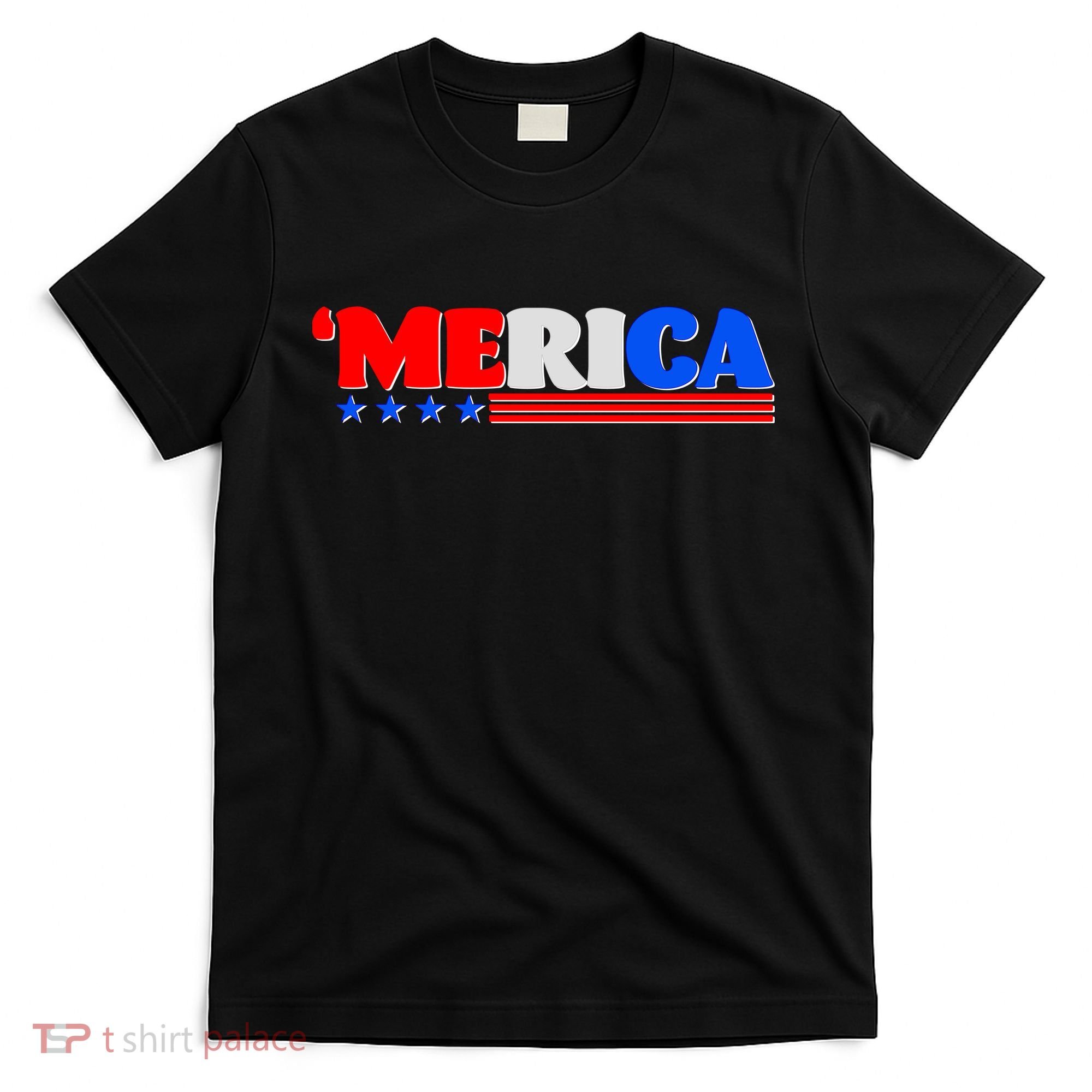 Red White & Blue 'Merica 4th Of July T-Shirt