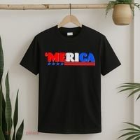 Red White & Blue 'Merica 4th Of July T-Shirt thumb 2