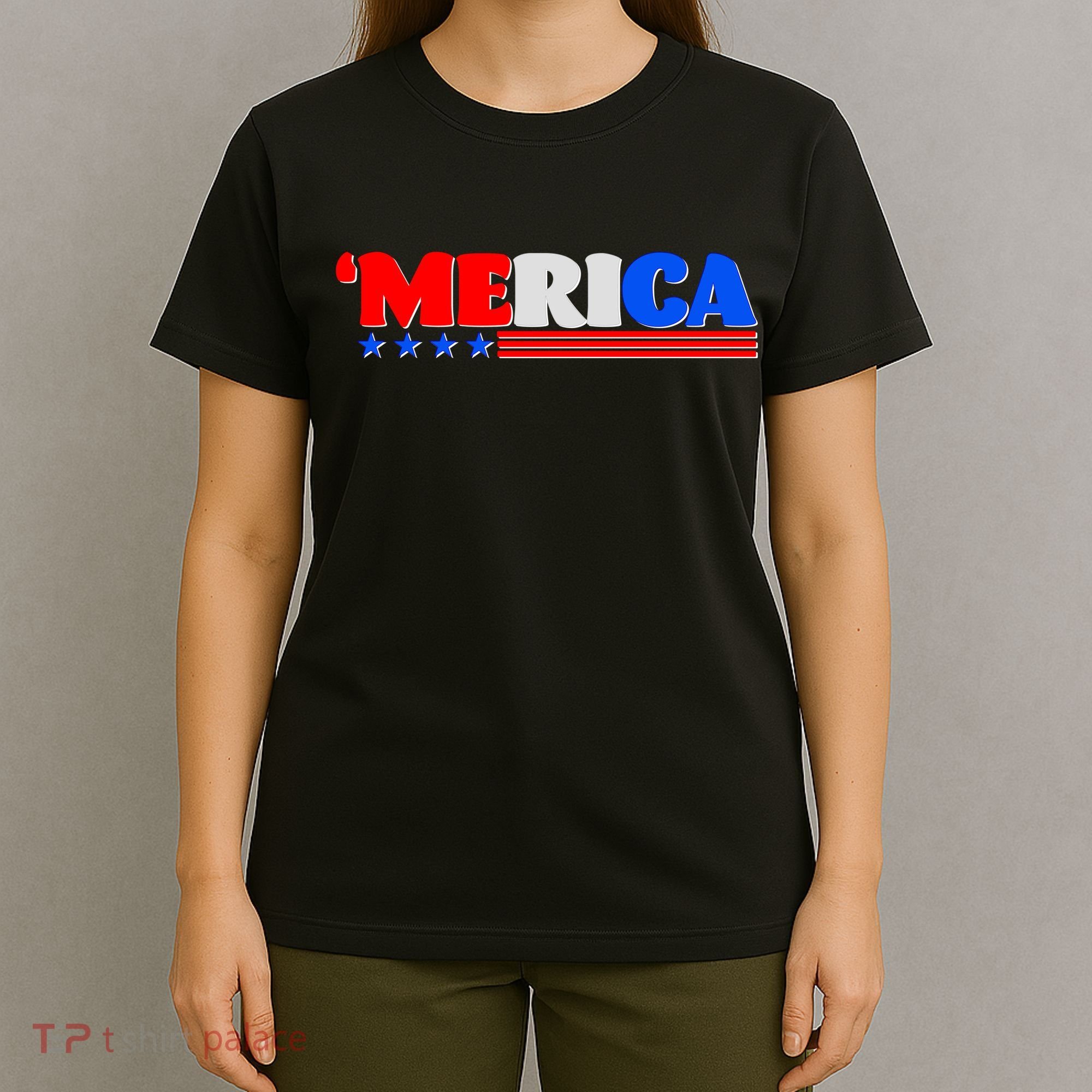 Red White & Blue 'Merica 4th Of July T-Shirt