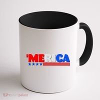 Red White & Blue 'Merica 4th Of July Coffee Mug thumb 1