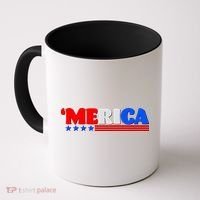 Red White & Blue 'Merica 4th Of July Coffee Mug thumb 0