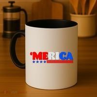 Red White & Blue 'Merica 4th Of July Coffee Mug thumb 4