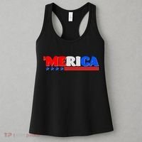 Red White & Blue 'Merica 4th Of July Women's Tank Top thumb 3