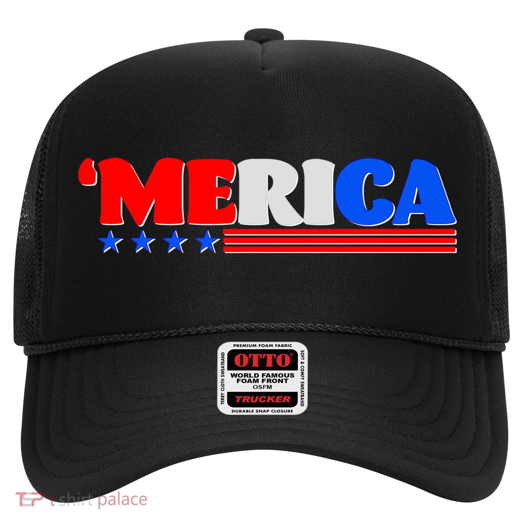 Red White & Blue 'Merica 4th Of July Hat