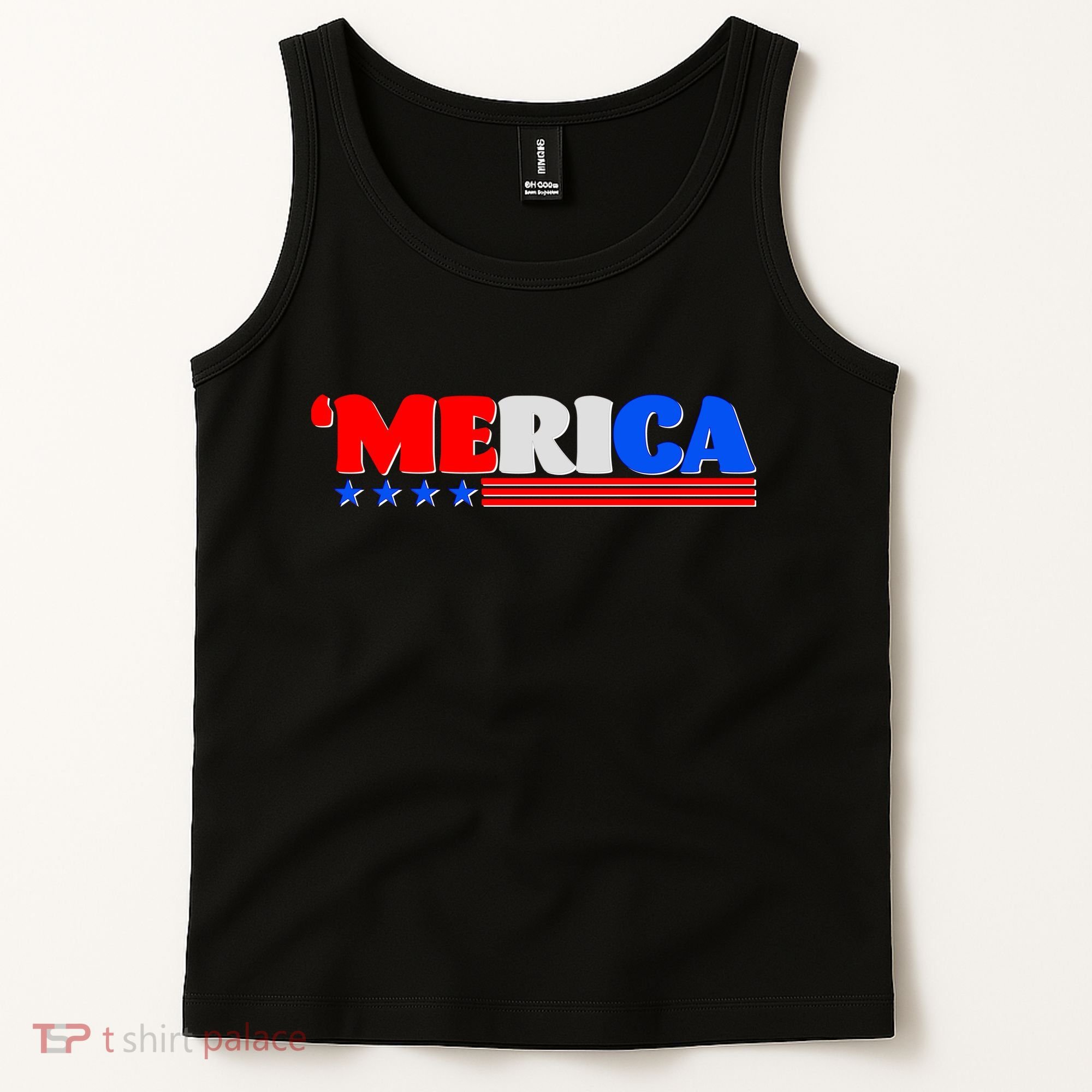 Red White & Blue 'Merica 4th Of July Tank Top